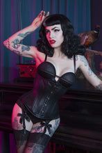 Load image into Gallery viewer, Bettie Page Leather Underbust Corset
