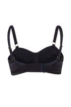 Load image into Gallery viewer, Bettie Page Black Spiral Stitch Bullet Bra A - F
