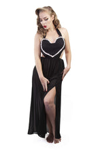 Load image into Gallery viewer, Bettie Page Heart Tie Chemise

