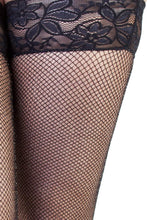 Load image into Gallery viewer, Bettie Page Sparkly Fishnet Hold-ups
