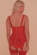 Load image into Gallery viewer, Felicity Hayward Clarice Retro Girdle Dress Red

