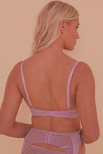 Load image into Gallery viewer, Felicity Hayward Knox Chain Quarter Cup Bra Lilac
