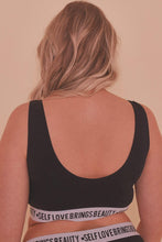 Load image into Gallery viewer, Felicity Hayward Self Love Black Crop Top Curve
