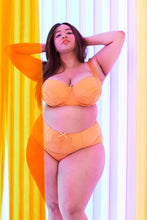 Load image into Gallery viewer, Gabi Fresh Aspen Mustard Lace Sling Bra
