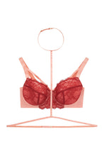 Load image into Gallery viewer, Gabi Fresh Draper Pink Lace Harness Bra
