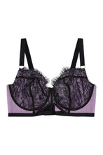 Load image into Gallery viewer, Gabi Fresh Myra Lilac Contrast Lace bra
