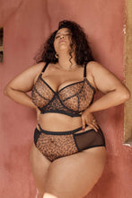 Load image into Gallery viewer, Gabi Fresh Alexis Leopard Print Mesh Cut Out Brief

