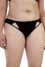 Load image into Gallery viewer, Gabi Fresh Erin Black Velvet Brief
