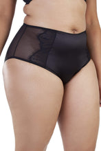 Load image into Gallery viewer, Gabi Fresh Holly Black HW Graphic Mesh Brief
