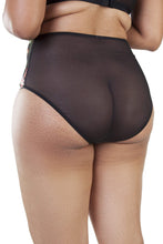Load image into Gallery viewer, Gabi Fresh Rosa Black Embroidered HW Brief
