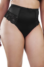 Load image into Gallery viewer, Gabi Fresh Carmen Black Thong Back HW Brief

