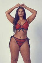 Load image into Gallery viewer, Gabi Fresh Acacia Lace Tie sides brief with Bow
