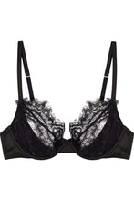 Load image into Gallery viewer, Peek &amp; Beau Minnie Eyelash Lace Open Cup Bra Black A - E
