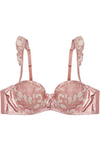 Load image into Gallery viewer, Peek &amp; Beau Quinn Pink leatherette and lace bra A - E
