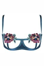 Load image into Gallery viewer, Peek &amp; Beau Eileen Jewelled Applique Open Cup Bra
