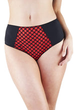 Load image into Gallery viewer, Peek &amp; Beau Callie Red Fishnet High Waist Brief
