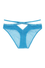 Load image into Gallery viewer, Peek &amp; Beau Dani Blue Strappy Satin Brief
