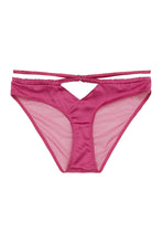Load image into Gallery viewer, Peek &amp; Beau Dani Magenta Strappy Satin Brief
