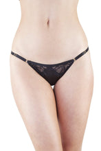 Load image into Gallery viewer, Peek &amp; Beau Dorothea Black Lace Strappy Brief
