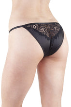 Load image into Gallery viewer, Peek &amp; Beau Dorothea Black Lace Strappy Brief
