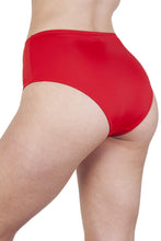 Load image into Gallery viewer, Peek &amp; Beau Méret Red Zip Front High Waist Brief
