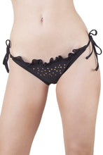 Load image into Gallery viewer, Peek &amp; Beau Black and Bronze Stud Bikini Bottom
