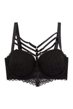 Load image into Gallery viewer, Peek &amp; Beau Willa Strappy Detail Lace Full Bust Bra
