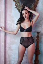 Load image into Gallery viewer, Peek &amp; Beau Quinn Black leatherette Lace Bra A - E
