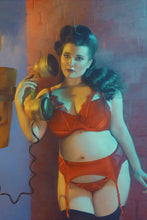Load image into Gallery viewer, Zoya Curve Fishnet and Lace Plunge Bra

