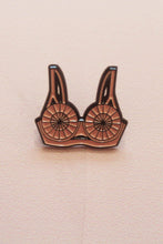 Load image into Gallery viewer, Bullet Bra Enamel Pin
