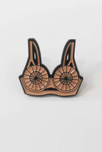 Load image into Gallery viewer, Bullet Bra Enamel Pin
