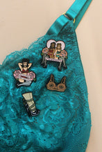 Load image into Gallery viewer, Bullet Bra Enamel Pin
