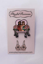 Load image into Gallery viewer, You Can Sit With Us Enamel Pin
