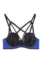 Load image into Gallery viewer, Indigo Picot Plunge Bra
