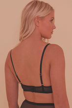 Load image into Gallery viewer, Emelda Lilac Ring detail Core satin and lace bra
