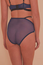 Load image into Gallery viewer, Tabitha Blue Embroidery high waist Brief
