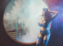Load image into Gallery viewer, Indigo Lace Picot Brief
