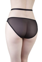 Load image into Gallery viewer, Adira Satin &amp; Mesh Strappy Harness Brief
