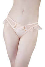 Load image into Gallery viewer, Bernadette Peach Corset Front Thong
