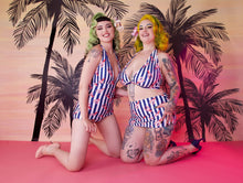 Load image into Gallery viewer, Collectif Lobster Skirted swimsuit

