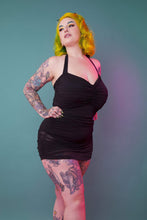 Load image into Gallery viewer, Collectif Mesh Overlay skirted swimsuit
