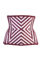 Load image into Gallery viewer, Beatrix Red Placement Stripe Waspie Curve
