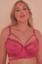Load image into Gallery viewer, Madeleine Bondage Bra Curve Hot Pink
