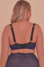 Load image into Gallery viewer, Tabitha Blue Embroidery Curve Bra
