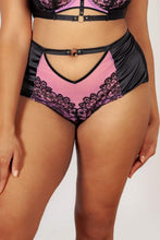 Load image into Gallery viewer, Emelda Lilac Satin and lace ring HW Curve brief
