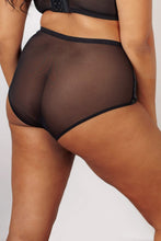 Load image into Gallery viewer, Emelda Lilac Satin and lace ring HW Curve brief
