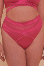 Load image into Gallery viewer, Madeleine Bondage Brief Curve Hot Pink
