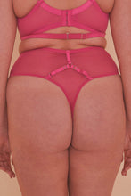 Load image into Gallery viewer, Madeleine Bondage Brief Curve Hot Pink
