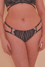 Load image into Gallery viewer, Sky Pearl Lace Harness Curve Brief
