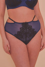 Load image into Gallery viewer, Tabitha Blue Embroidery Curve HW Brief
